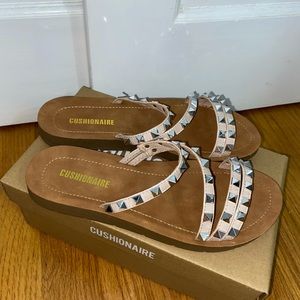 Cushionaire sandals, worn once